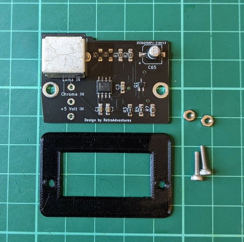 Pcb conversione video per zx - per,